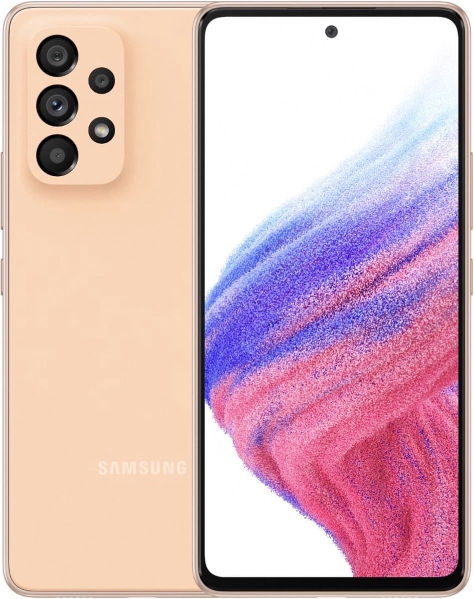 Samsung Galaxy A53 - 128GB - Awesome Peach — afbeelding 1