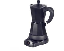 Elektrische percolator - Elektrische espresso maker - 300ml capaciteit/6 Kopjes - Zwart