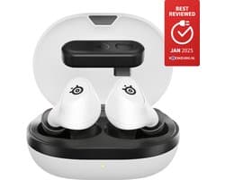 SteelSeries Arctis GameBuds - Draadloze Gaming Oordopjes - 2.4 GHz & Bluetooth - PS5, PC & Mobiel - Wit