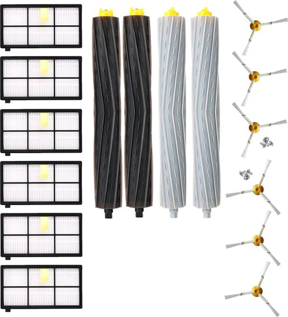 Accessoireset Vervangingsonderdelenset geschikt voor iRobot Roomba 800 en 900. Vervangingsset voor 810, 816, 865, 866, 870, 876, 880, 886, 890, 895, 896, 960, 965, 966, 966, 976, 980, 981 etc. — afbeelding 1