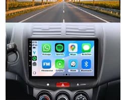 Autoradio 4/64GB met Carplay en Android auto | Geschikt voor Mitsubishi ASX 1 2009-2016 | Radio scherm met Navigatie | 2009 2010 2011 2012 2013 2014 2015 2016