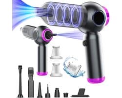 Draadloze Handstofzuiger 20.000 Pa - 4-in-1 Mini Stofzuiger voor Auto, Huis en Kantoor