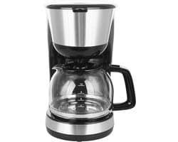 ApexArte® Koffiezetapparaat met Thermoskan - Koffiemachines - Zwart en Zilver