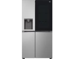 LG InstaView GSGV81PYLL, Vrijstaand, Amerikaanse deur, Zilver, 2 deur(en), Prime Silver, Touch