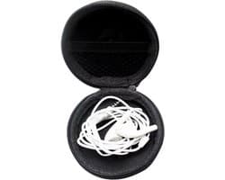 CHPN - Opbergtasje - Zwart tasje - HandigOpberg Etui voor oortjes en kabeltjes - USB Sticks - Geheugenkaarten etc. - Ideaal voor Case Headphones In Ear"