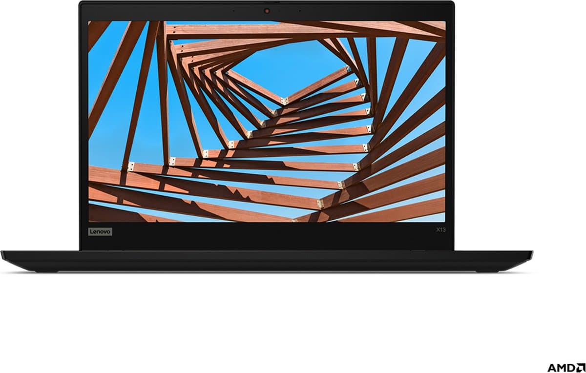 Lenovo ThinkPad X13 AMD Ryzen™ 3 PRO 4450U Laptop 33,8 cm (13.3") HD 8 GB DDR4-SDRAM 256 GB SSD Windows 11 Pro Zwart — afbeelding 1