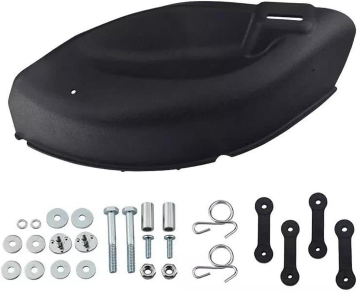 Grasmaaier Mulch Cover - Gazon Accessoire - Gazon Mulchen - Roestvrij Staal - Diverse Modellen - Zilver — afbeelding 1