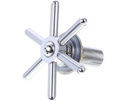 Glaswasmachine - Beker spoeler - Snelle reiniging - Hogedruk water - 10 x 10 x 7 cm - Zilver