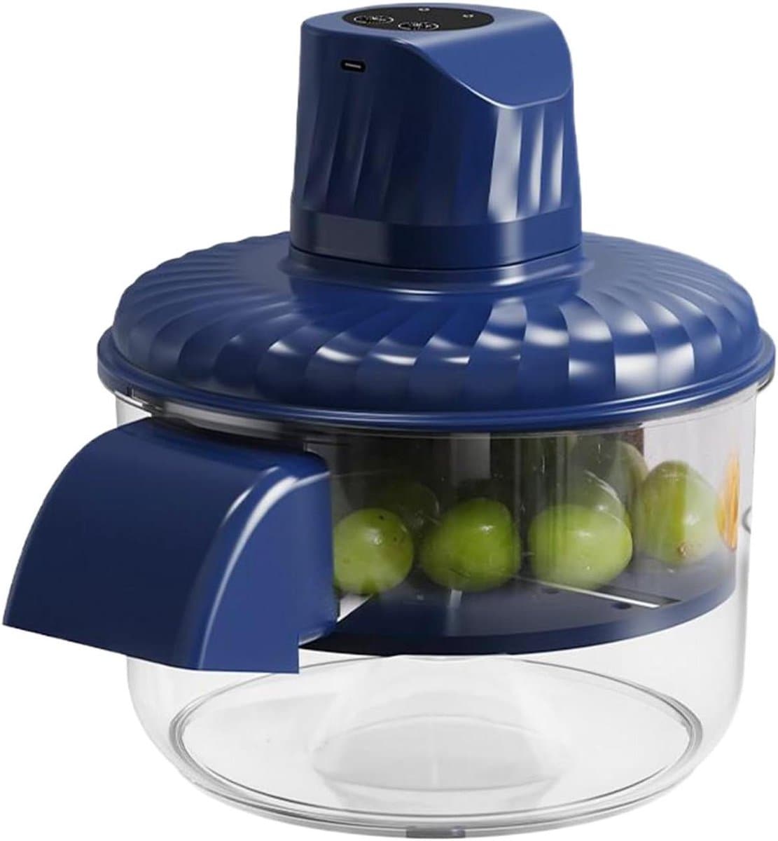 Automatische Schilmachine - Keuken Schilmes - Fruit Groente Schillen - Draadloze Portabiliteit - Grote Capaciteit - Zilver — afbeelding 1