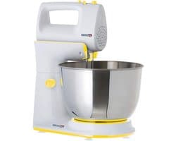 Keukenmachine - Mixer - Bakken en Koken - 5 Snelheden - 3 Liter Kom - Zilverkleurig