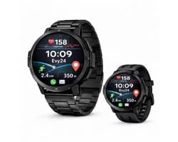 Evy24 GPS Smartwatch Heren & Dames 48mm - Outdoor Sporthorloge Heren - Zelfstandige GPS/GNSS - Belfunctie - Stappenteller - Kompas - Hoogtemeter - Barometer - 5ATM Waterdicht