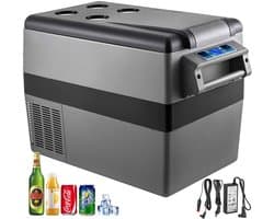 CORE Mini Koelkast - Kleine Koelkast - 35 Liter - Koelbox - Frigobox - Mini Vriezer - Draagbare Koeler - 12V - 69x34.5x38cm