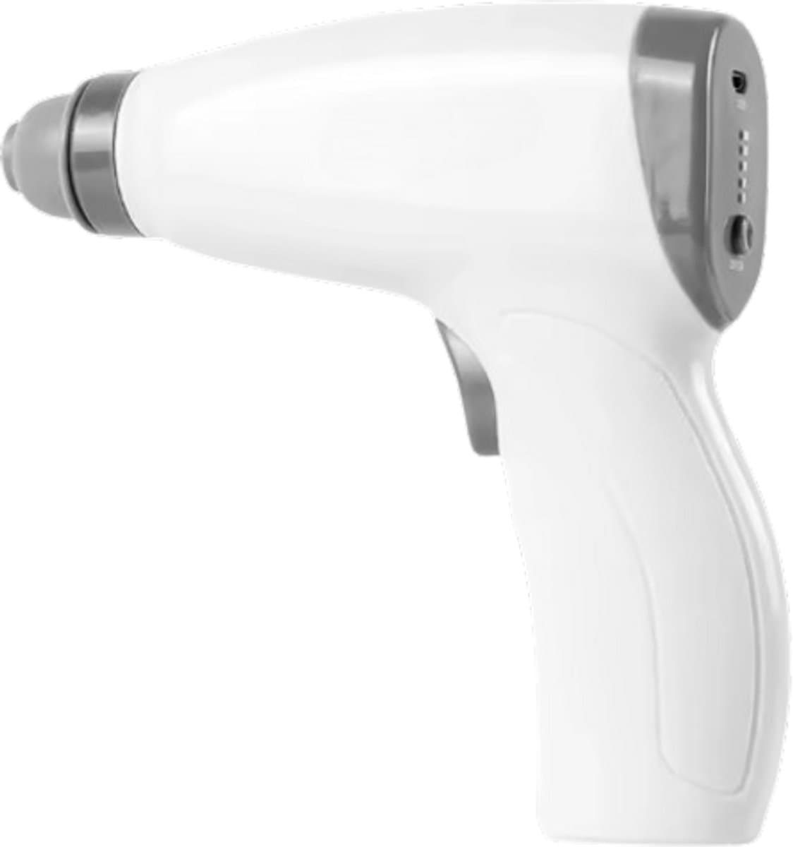 Elektrisch Cupping Gun met Vacuüm Massage - Lymfedrainage Functie - Draadloos USB Oplaadbaar - 5 Instelbare Zuigniveaus - Ideaal voor Spierherstel, Diepe Weefselmassage en Ontspanning - Inclusief Verlengbuis en Gebruiksvriendelijk Design - Wit — afbeelding 1