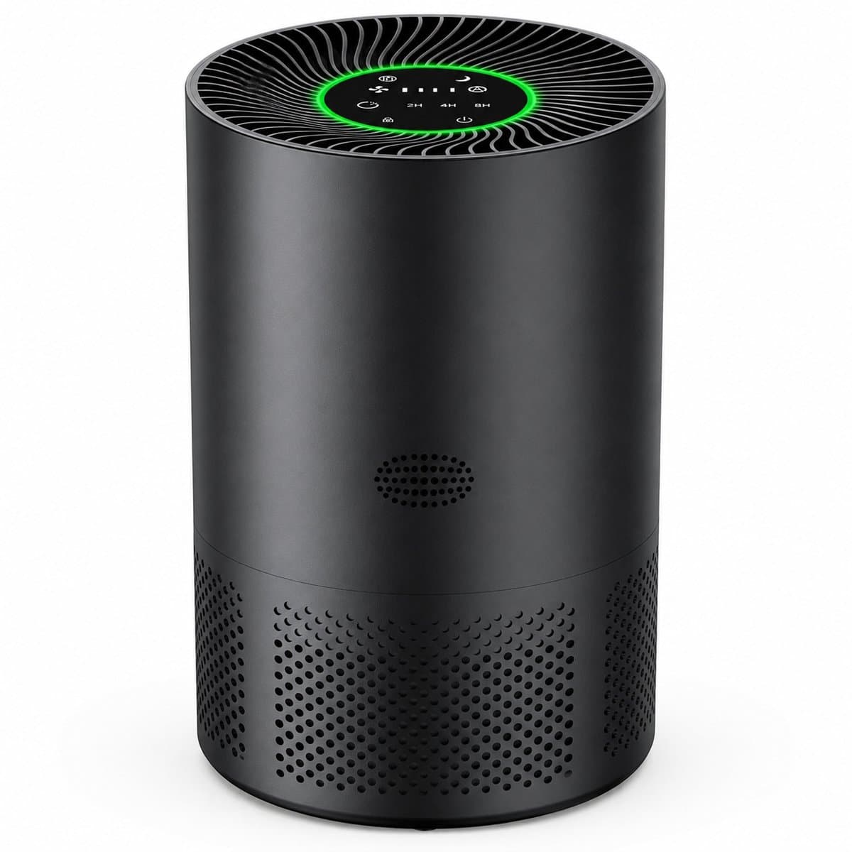 ITRONIQ Luchtreiniger Met Wifi Voor 110m² - H13 HEPA Filter - App Bediening - CADR 185 m³/u - Auto Modus - Slaapmodus 24DB - Zwart — afbeelding 1
