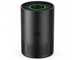 ITRONIQ Luchtreiniger Met Wifi Voor 110m² - H13 HEPA Filter - App Bediening - CADR 185 m³/u - Auto Modus - Slaapmodus 24DB - Zwart