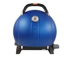 O-Grill 900 Blue - Draagbare Gas BBQ - Extra Groot Grilloppervlak - Met Thermometer - Camping / Tuin - Blauw