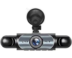 Vyzio - 360° Dashcam Auto - 4 Kanaals Rijrecorder - Voor, Achter & Zijkant - Full HD - Parkeermodus & Bewegingsdetectie - Nachtzicht - CAMERIK