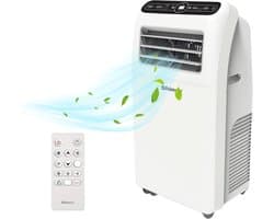 Archi mobiele airco – Airco - met uitlaatslang – 3-in-1 – inclusief afstandsbediening – draagbare airco voor thuis & kantoor - Wit