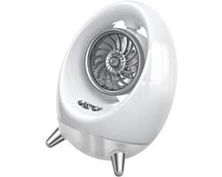 VHV-Mini Aircooler met Waternevel - Oplaadbare Mobiele Luchtkoeler met 2000mAh Accu - Gemakkelijk Schoon te Maken Ventilator met 4 Snelheden - Stille Luchtbevochtiger voor Slaapkamer en Kantoor