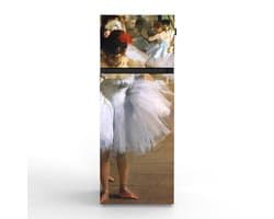 NUNKI MEDIUM-FDAG / Dubbel-Deurs Koelkast, E Klasse, 206l, Edgar Degas - De dansles, Satin (FRONT only)