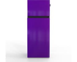 NUNKI MEDIUM-APLU / Dubbel-Deurs Koelkast, E Klasse, 206l, Plum Explosion, Gloss (ALL sides)