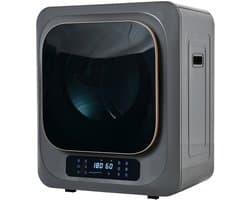 Wasdroger - Kleine Droger - Snel Drogen - UV Sterilisatie - 48x40x57.5 cm - Grijs
