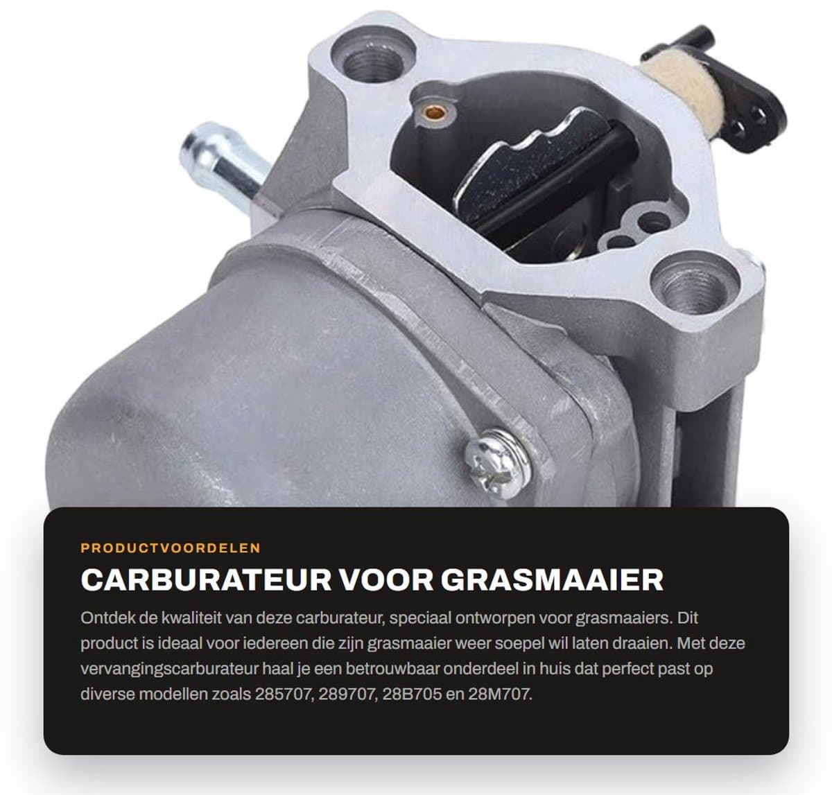 Dailygoods- Carburateur Hoogwaardig Vervangingsonderdeel - Carburateur 698945 — afbeelding 1