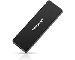 Externe SSD - Draagbare Harde Schijf - Snelle Data Overdracht - Metaal Omhulde Robuustheid - 500 GB - Zilver