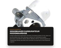 Dailygoods- Carburateur Gloednieuw - Grasmaaier - Pakking 122H02/127702 - Onderdeel 696160/696162/696164/696166 - Hoogwaardig Materiaal - Duurzaam - Grasmaaieronderdeel