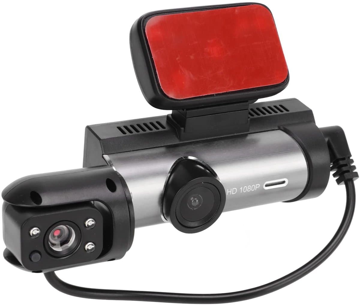 Allecto - Full HD Dashcam - 360 Graden Draaibare Lens - 3,16 Inch Scherm - Bewegingsdetectie - Achteruitrijzicht - Voor Auto - Zwarte kleur — afbeelding 1