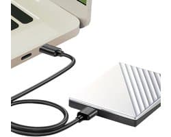 Externe harde schijf kabel - Datakabel gegevensoverdracht - Snelle bestandsoverdracht - 5 Gbps snelheid - 30 cm lengte - Veelkleurig