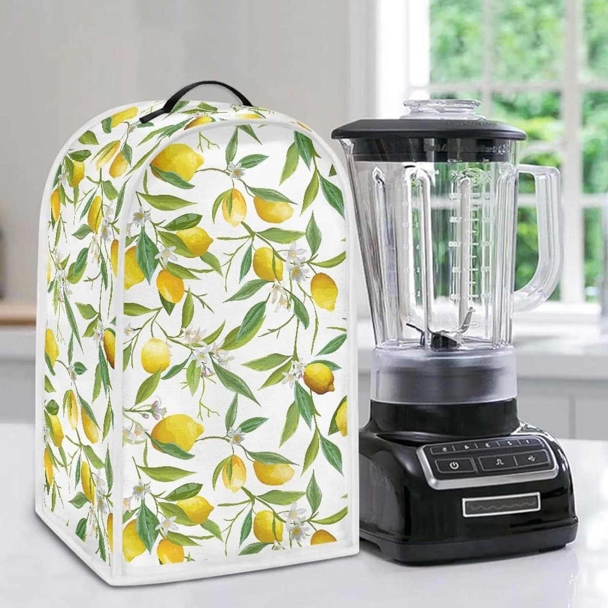 Keuken Apparaat Hoes - Beschermhoes Blender - Apparaat Beschermen - Spatbestendig Materiaal - 24 x 185 x 405 cm - Citroenblad — afbeelding 1