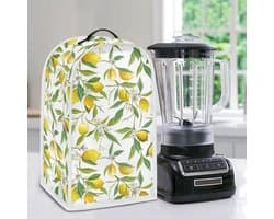 Keuken Apparaat Hoes - Beschermhoes Blender - Apparaat Beschermen - Spatbestendig Materiaal - 24 x 185 x 405 cm - Citroenblad