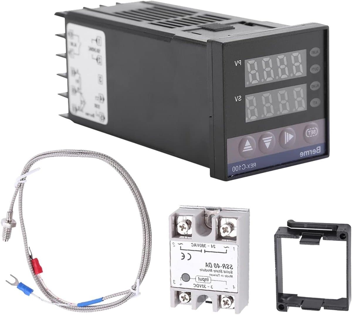 Digitale PID Temperatuurregelaar met Thermostaat Switch 0-1300°C voor Verwarming Kits — afbeelding 1