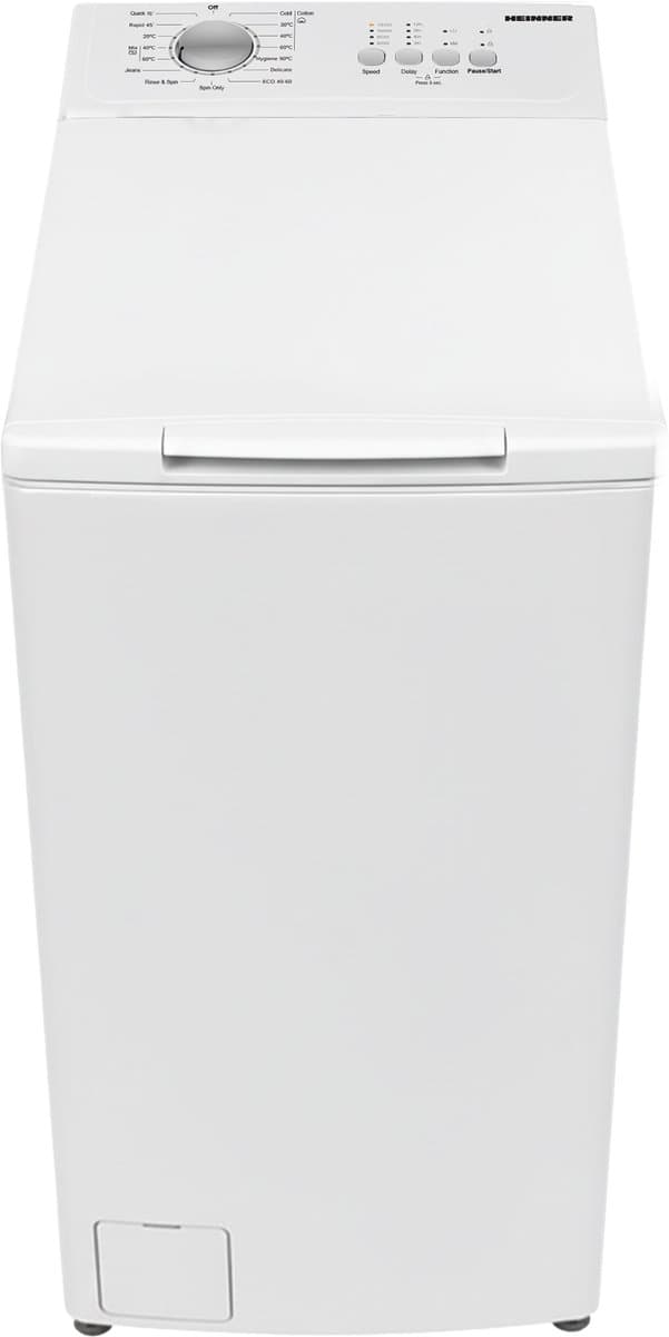 Heinner HWM-TL7012C++ Bovenlader Wasmachine 7 kg – 1200 tpm – 15 Programma’s met Delicaat- en 15-minuten Snelprogramma – Trommelreiniging – Wit – 5 Jaar Garantie — afbeelding 1