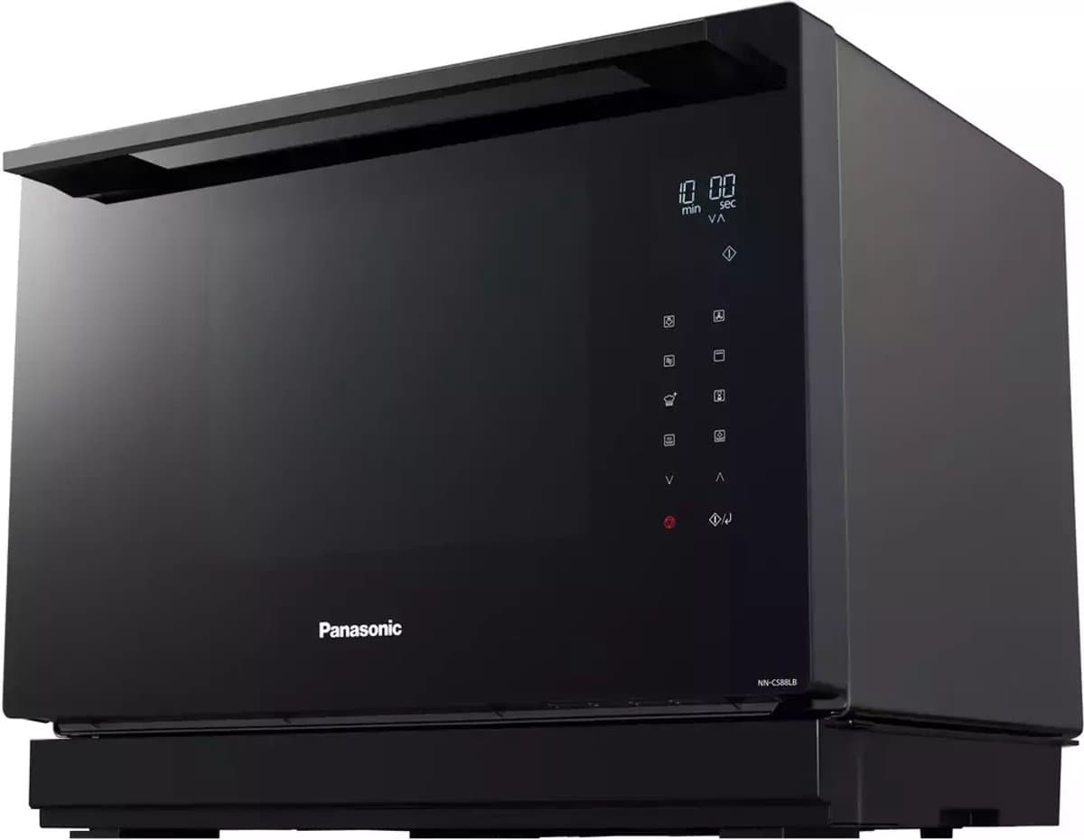 Panasonic NN-CS88LBEPG - Combi-Magnetron met Grill - Stoomoven - 31L - max 230°C - 1300W - 36 automatische programma's - Inclusief bakplaat - Zwart — afbeelding 1