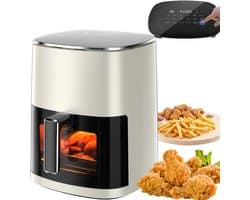 Airfryer 6L Grote Capaciteit – Hetelucht Friteuse Zonder Olie – Multifunctionele Air Fryer – Digitaal Temperatuur en Timer – Keuken Airfryer
