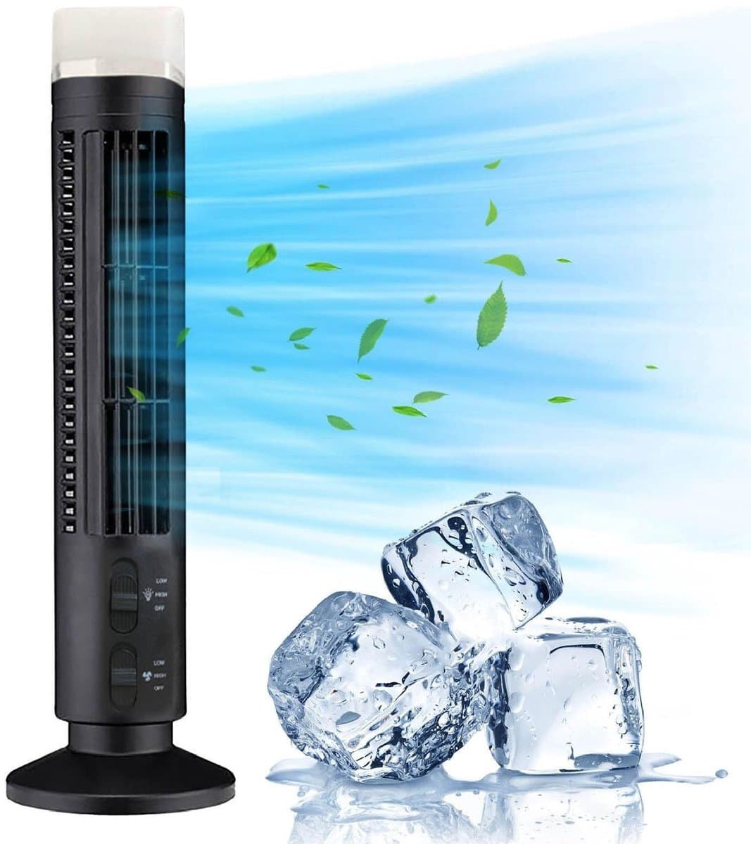 Allecto - Omnibreeze Bladloze Torenventilator - Stil Compact — afbeelding 1