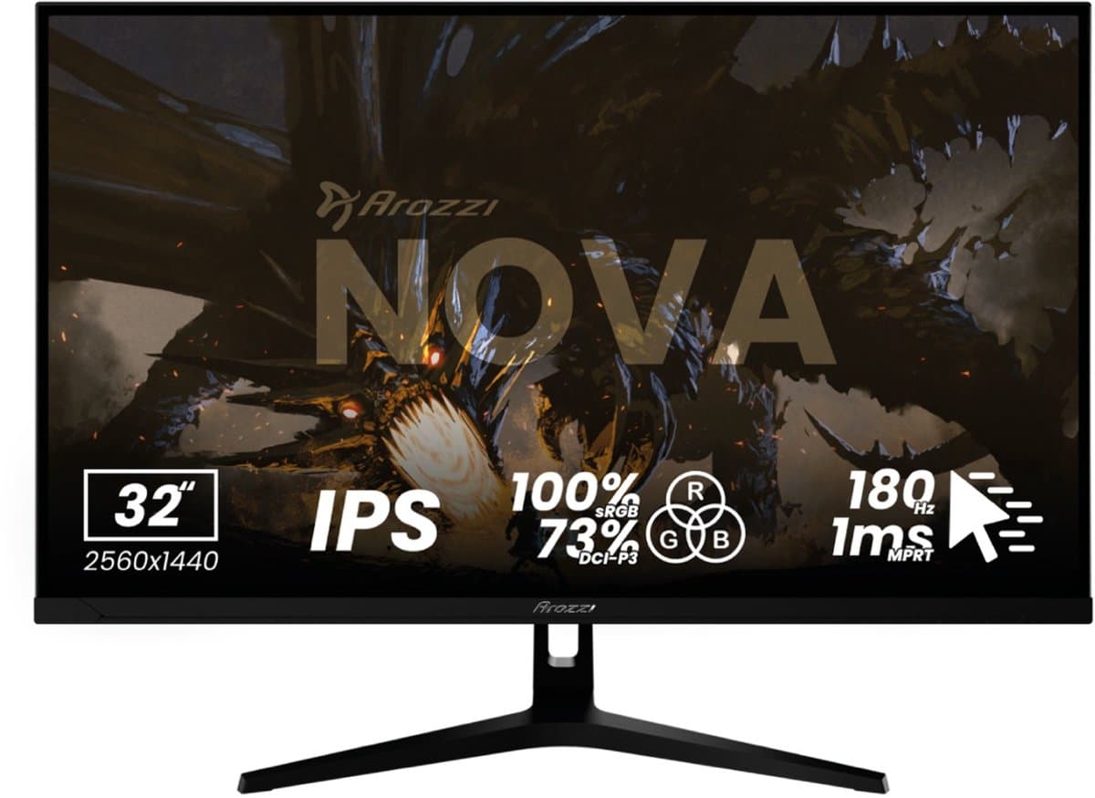 Arozzi Nova 32" 31.5'' gaming monitor — afbeelding 1