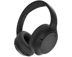 Gembird Bluetooth Stereo Koptelefoon met Actieve Ruisonderdrukking, Comfortabele Oorkussens, Lange Batterijduur, en Naadloze Overgang tussen Gesprekken en Muziek, Zwart
