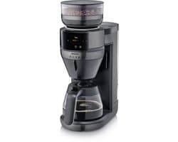 Severin KA 4854 FILKA Filterkoffiezetapparaat – Volautomaat – Bonen & Filterkoffie – 5 Sterktes – Touch Display – Dark Inox – Glazen Kan