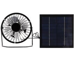 5W Mini Zonnepaneel Met Koelventilator, Geschikt voor Kas, Klein Kippenhok & Schuur