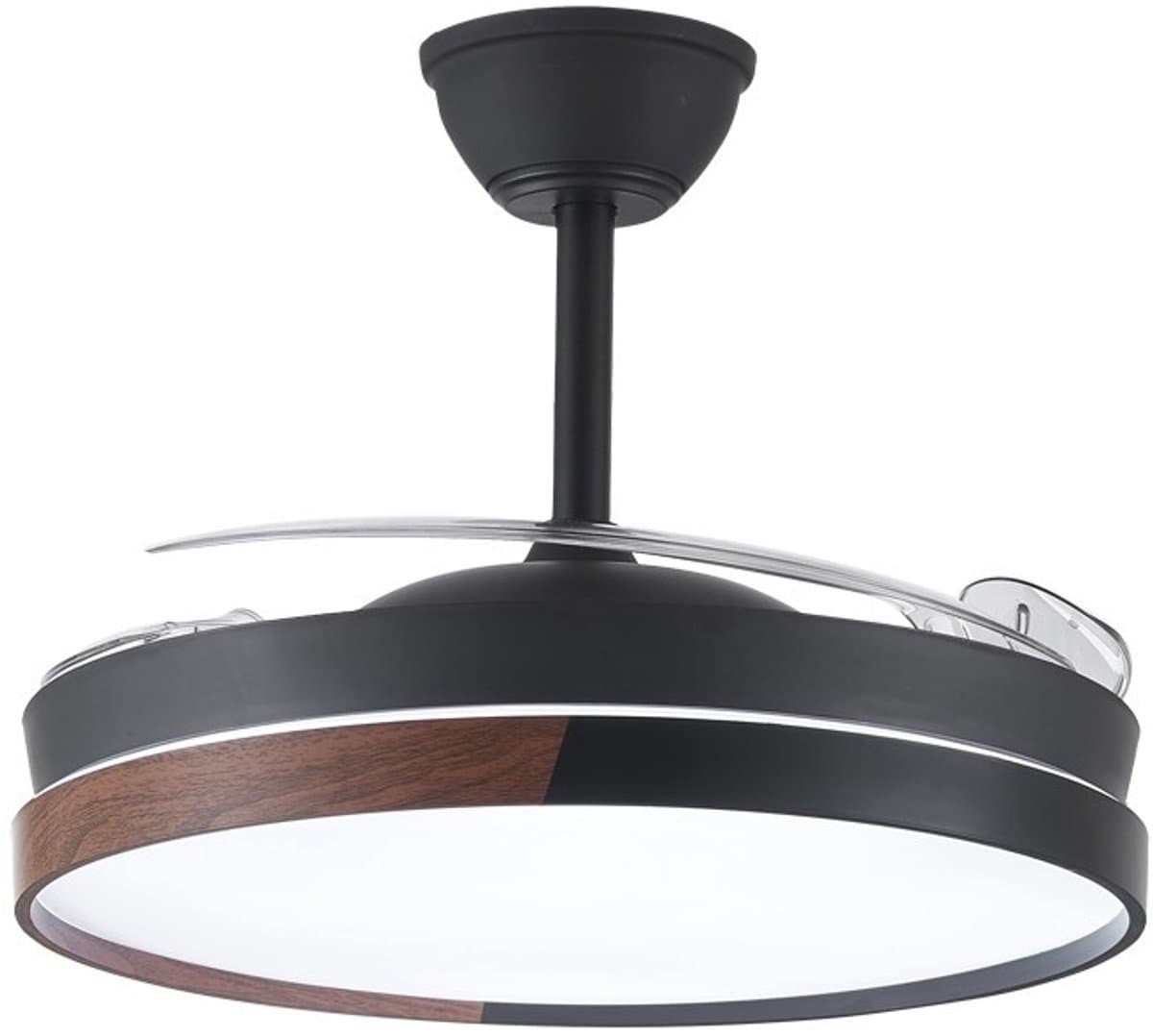 CristalRecord - Plafondventilator Ecoro Ø 106 cm hout zwart — afbeelding 1