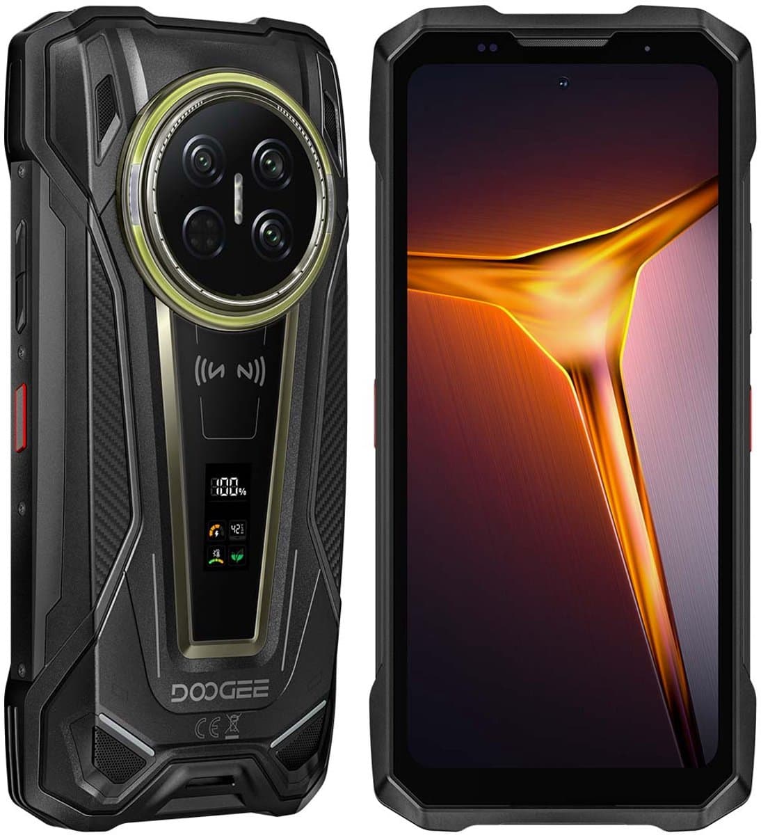 DOOGEE Vmax2 Pro Robuuste smartphone 5G - 6.78 inch 120Hz - 48GB RAM - 1TB ROM - 22000 mAh 120W - Android 16 - 200MP AI camera - IP68/IP69K - NFC,GPS - Telefoons 2026 nieuw - Zwart — afbeelding 1