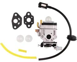 Grasmaaier Carburateur - Tuin Carburateur Vervanging - Motor Onderhoud - Duurzaam Metaal Materiaal - 9x8x6.5 cm - Zilverkleurig