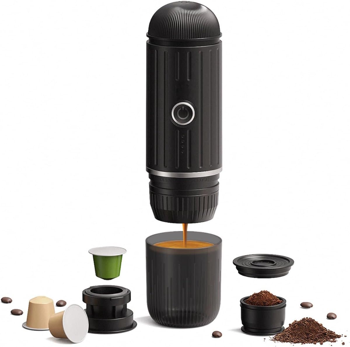 Draagbare Elektrische Espressomachine - USB Oplaadbaar en Ideaal voor Reizen — afbeelding 1