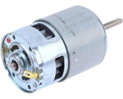 Vervangende Motor - Borstelloze Motor - Gazon Onderhoud - Lichtgewicht Ijzeren Constructie - 9 8 x 4 45 cm - Zilver