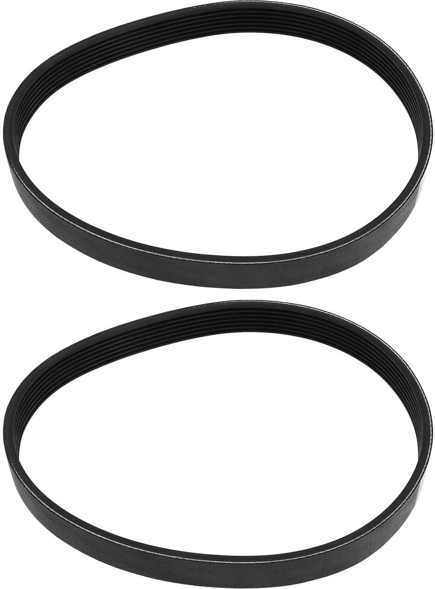 Dailygoods - Dailygoody - Aandrijfriem - 7PJ451 - Vervangingsriem voor grasmaaier - Zwart - Rubber riem - Geschikt voor Bosch Rotak 320 - 16mm breedte — afbeelding 1