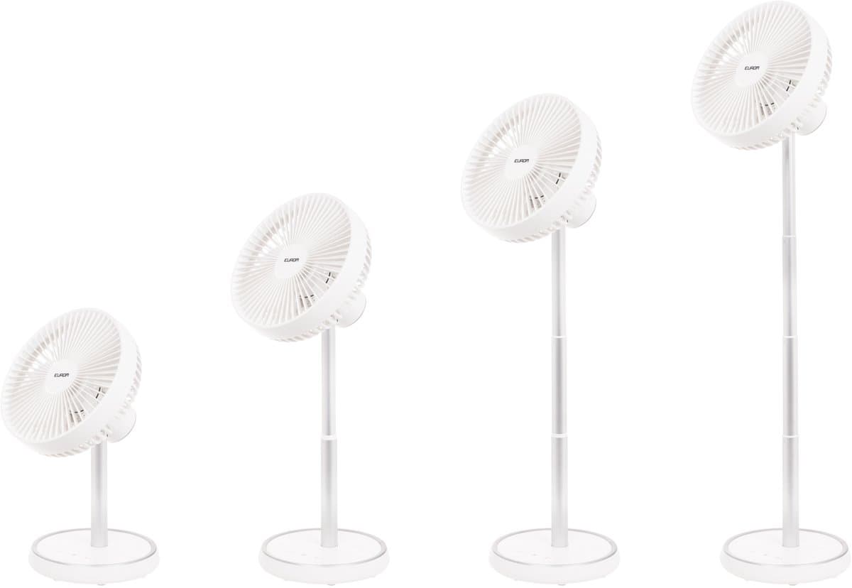 Vento Draadloze Telescopische Ventilator - Ventilator - Draadloos - Telescopisch - 4 Snelheden - Oplaadbaar — afbeelding 1