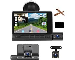 Dashcam voor Auto - Dual - Camerabewaking - Full HD - Zwart